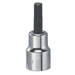 Craftsman 6 mm S X 3/8 in. drive S Standard Hex Bit Socket 1 pc