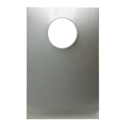 Deflect-O Jordan 4 in. D Silver/White Aluminum Window Plate