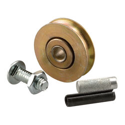 Prime-Line 1-1/4 in. D X 5/16 in. L Steel Roller and Axle Kit 2 pk