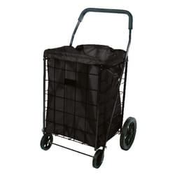 Apex 24 in. H X 18 in. W X 15 in. L Black Collapsible Shopping Cart Liner