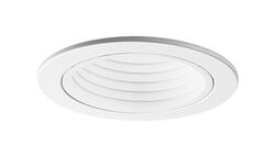 Halo Gloss White 4 in. W Plastic Baffle Trim