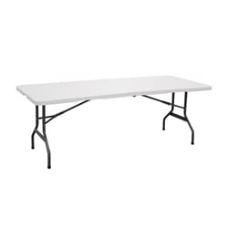 Living Accents 29-1/4 H X 30 W X 72 L Rectangular Fold-in-Half Table