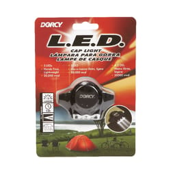 Dorcy 13 lm Black LED Cap Light CR2016 Battery