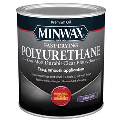 Minwax Satin Clear Fast-Drying Polyurethane 1 qt
