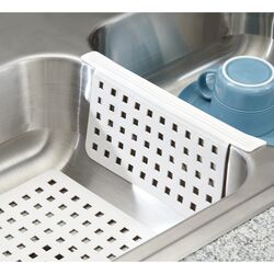 InterDesign 0.4 in. W X 11 in. L White Plastic Sink Divider Mat