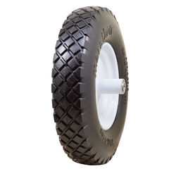 Marathon Universal Fit 8 in. D X 15.5 in. D 500 lb. cap. Centered Wheelbarrow Tire Polyurethane