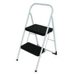 Cosco 34.646 in. H X 17.323 in. W 200 lb. cap. 2 step Steel Two Step Big Step Stool