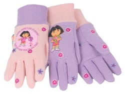 Midwest Dora the Explorer Youth Jersey Cotton Pink Gloves