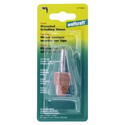 Wolfcraft 3/4 in. D X 1-1/8 in. L Vitrified Aluminum Oxide Conical Grinding Point Cone 28000 rpm