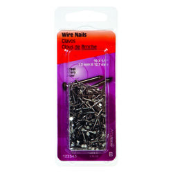 Hillman 19 Ga. G X 1/2 in. L Bright Steel Wire Nails 1 pk 1.75 oz