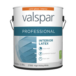 Valspar Professional Semi-Gloss Basic White Paint Interior 1 gal