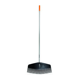 Fiskars 67 in. L X 24.3 in. W Poly Leaf Rake Aluminum Handle