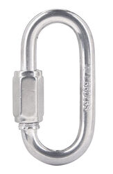 Campbell Chain Polished Stainless Steel Quick Link 660 lb 2 in. L
