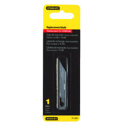 Stanley Stainless Steel Utility Replacement Blade 2-9/16 in. L 1 pc