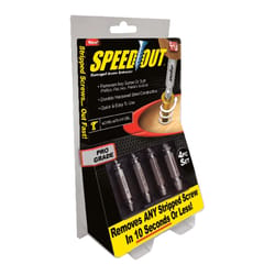SpeedOut Pro Grade Multi Size S Steel Screw Extractor 4 pc