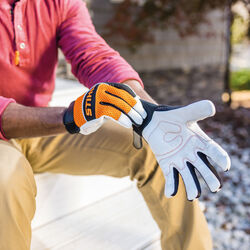 STIHL Meshback Gloves Black/Gray L 1 pair