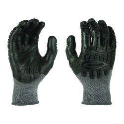 Madgrip Thunderdome Unisex Coated Work Gloves Black XL 1 pair