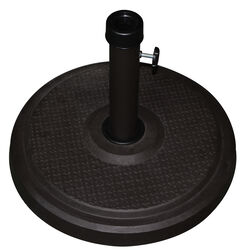 Bond Black Envirostone Umbrella Base 18.9 in. W X 14.17 in. H