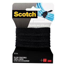 3M Scoth Medium Foam Bundling Straps 8 in. L 5 pk