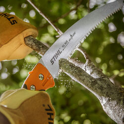 STIHL Chrome-Plated Curved Arboriculture Saw PS 90
