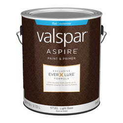 Valspar Aspire Flat Tintable Light Base Paint and Primer Exterior 1 gal