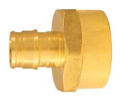 Apollo Expansion PEX / Pex A 1/2 in. PEX T X 3/4 in. D FPT Brass Female Adapter