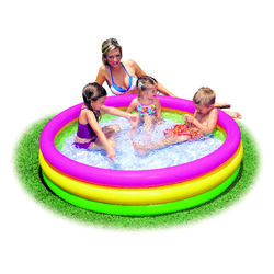 Intex Sunset Glow 73 gal Round Plastic Inflatable Pool 13 in. H X 5 ft. D
