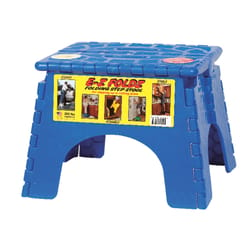 B and R 9 in. H 300 lb. cap. 1 step Resin Folding Step Stool