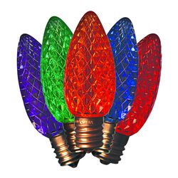Holiday Bright Lights LED C9 Multi-color 25 ct Replacement Christmas Light Bulbs