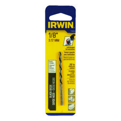 Irwin 1/8 in. S X 2-3/4 in. L High Speed Steel Left Hand Drill Bit 1 pc