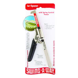 Swing-A-Way Black/Silver Steel Jar Opener