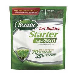 Scotts 24-25-4 Starter Lawn Fertilizer For Multiple Grasses 1000 sq ft 3 cu in