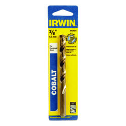 Irwin 3/8 in. S X 5 in. L Cobalt Steel Drill Bit 1 pc