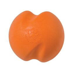 West Paw Zogoflex Orange Jive Synthetic Rubber Ball Dog Toy Small in.