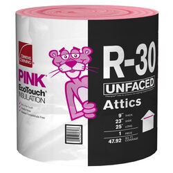 Owens Corning Eco Touch 23 in. W X 25 ft. L R-30 Unfaced Fiberglass Insulation Roll 47.92 sq ft