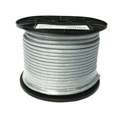 Baron Clear Vinyl Galvanized Steel 3/16 in. D X 250 ft. L Cable