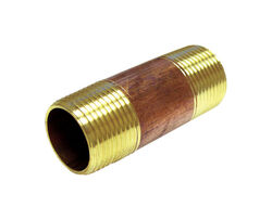 Ace 3/8 in. MPT T Brass Nipple 2 in. L