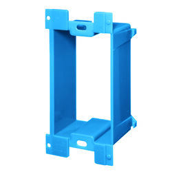 Carlon 4.22 in. Rectangle PVC 1 gang Box Extension Blue