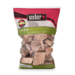 Weber Firespice Apple Wood Smoking Chunks 350 cu in