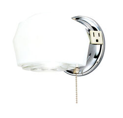 Westinghouse 1-Light Chrome White Wall Sconce