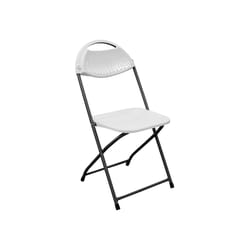 Living Accents Blow Mold Chair White