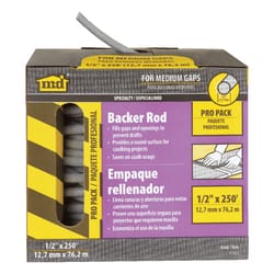 M-D Building Products Gray Foam Caulk Backer Rod For Door and Window 250 ft. L X 1/2 in. T