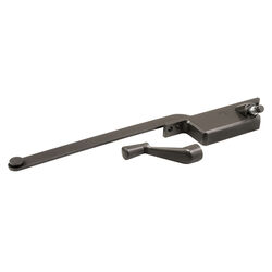 Prime-Line Gray Steel Left Single-Arm Casement Window Operator For Steel Framed Windows