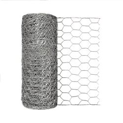 Garden Craft 12 in. H X 50 ft. L 20 Ga. Silver Poultry Netting