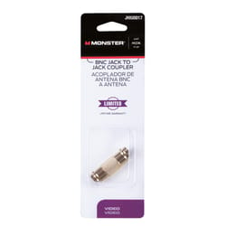 Monster Cable Just Hook It Up Push-On Dual F Coaxial Connector 1 pk