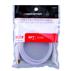 Monster Just Hook It Up 6 ft. L USB Cable Extensions