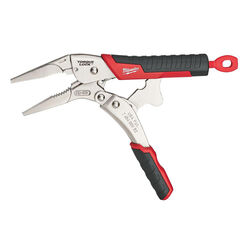Milwaukee Torque Lock 9 in. Forged Alloy Steel Curved Jaw Long Nose Pliers