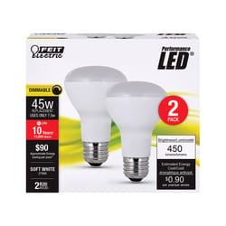Feit Electric acre Performance R20 E26 (Medium) LED Bulb Soft White 45 Watt Equivalence 2 pk