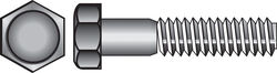 Hillman 1/2 in. D X 3-1/2 in. L Zinc Plated Steel Hex Bolt 25 pk