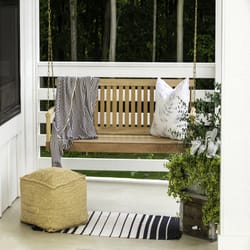 Jack-Post 2 Brown Wood Traditional Porch Swing